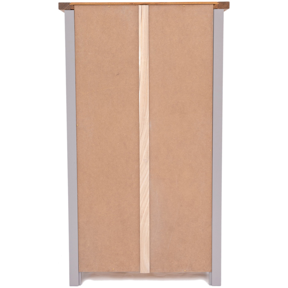 Biccari 4 Shelf Grey Bookcase Image 5