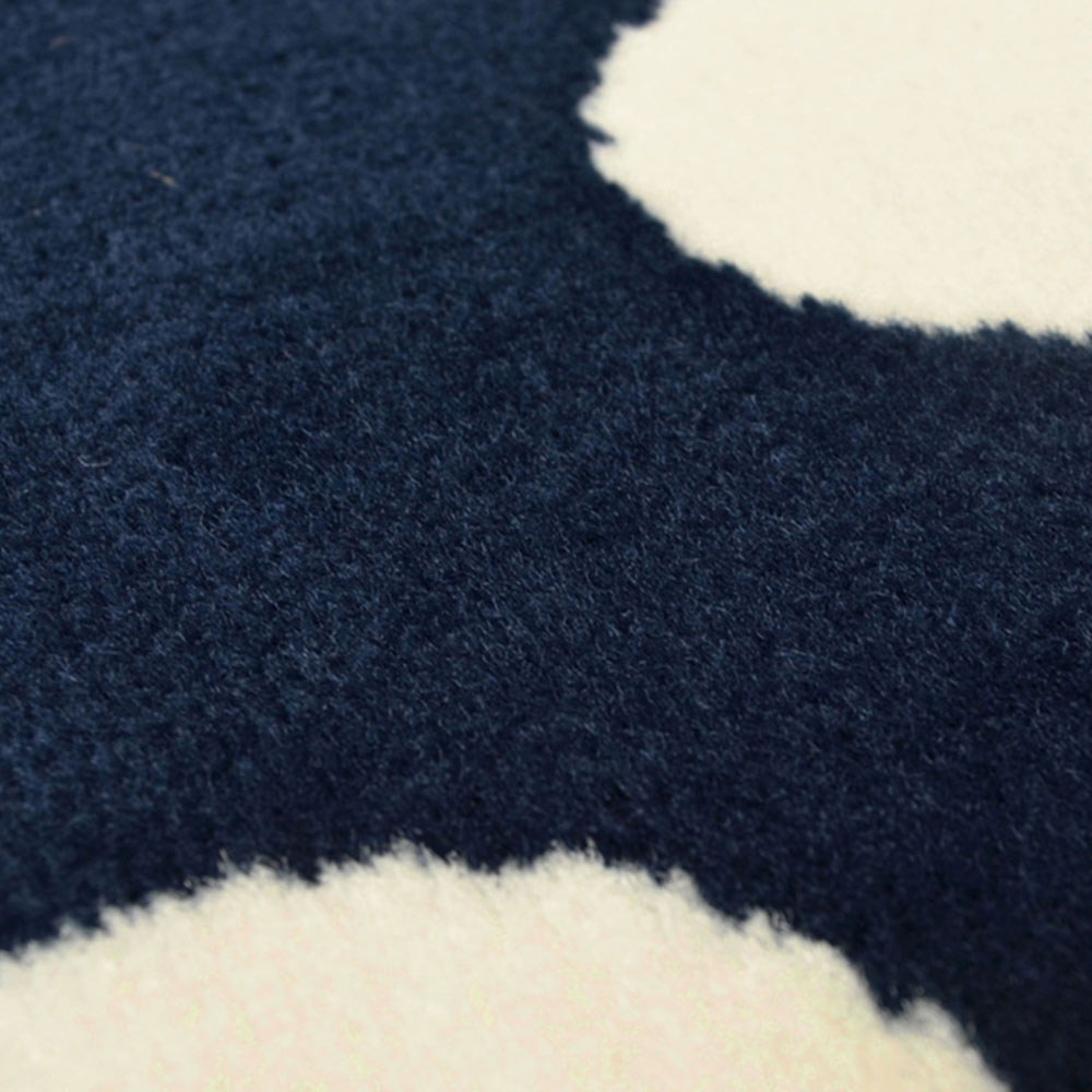 Homemaker Maestro Spot Navy Rug 80 x 150cm Image 4