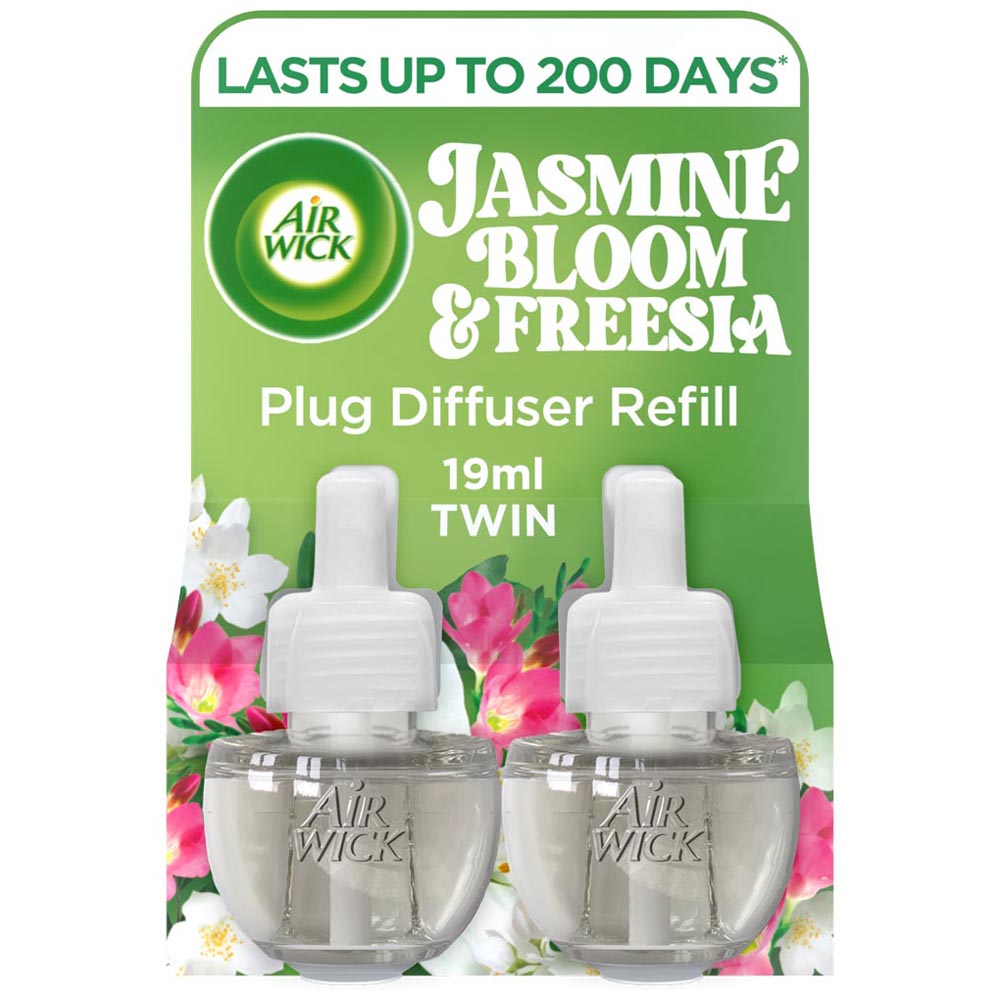 Air Wick Jasmine Bloom and Freesia Air Freshener Electrical Twin Refill