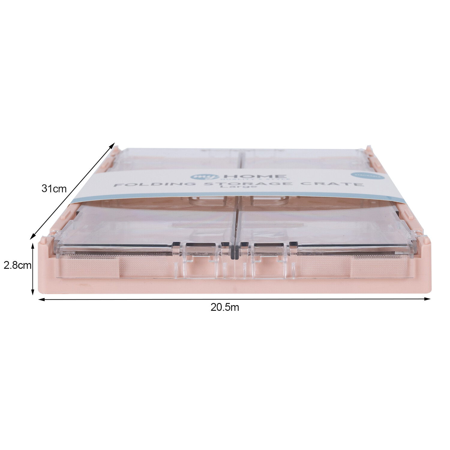My Home Small Foldable Storage Crate Image 8