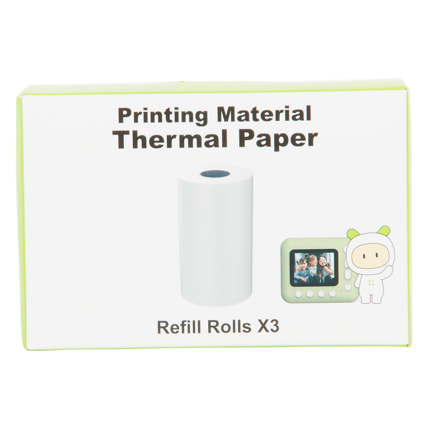 Printing Material Thermal Paper Refill Rolls White Image 1