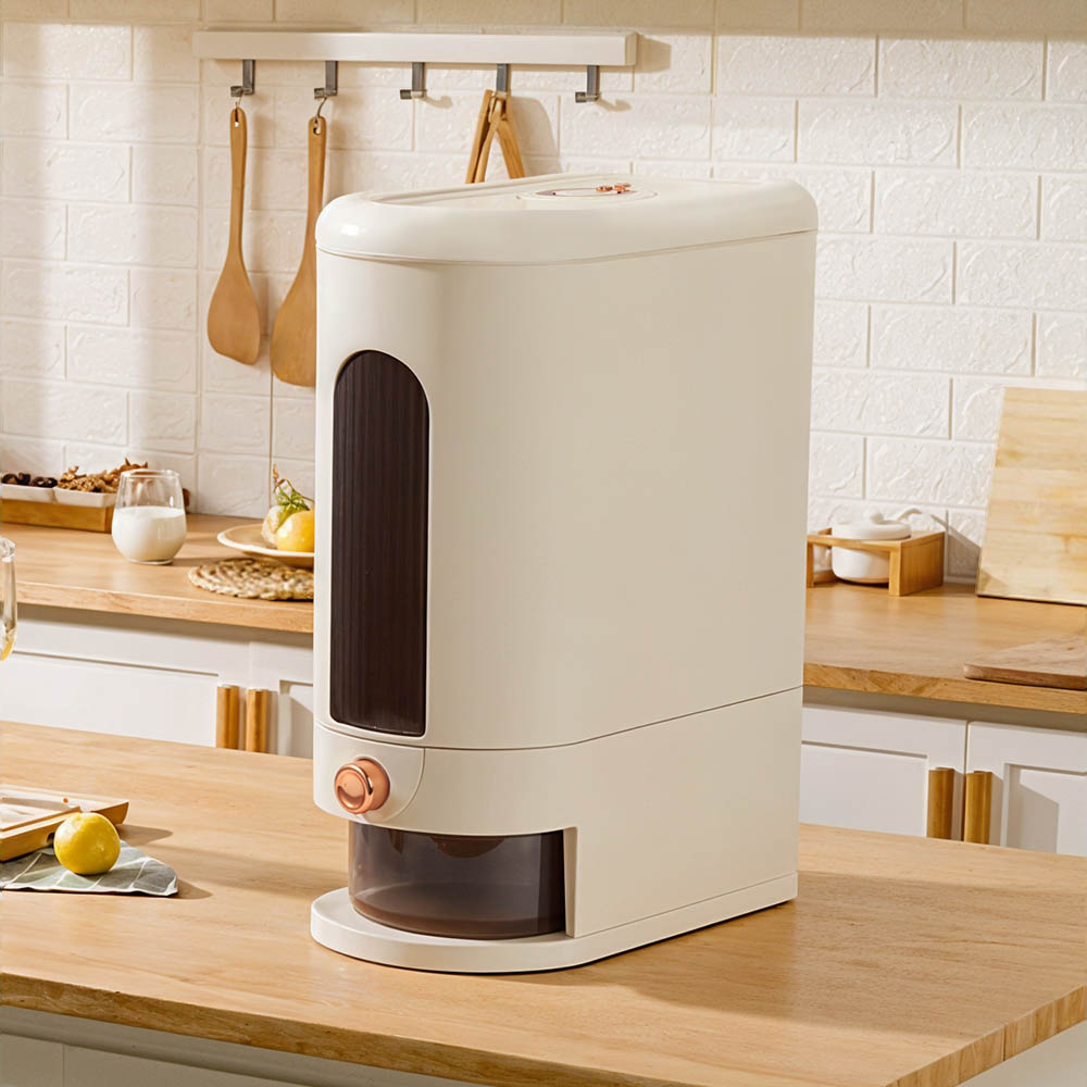 Living and Home Multi Functional Large Capacity Rice Dispenser 10kg Image 2