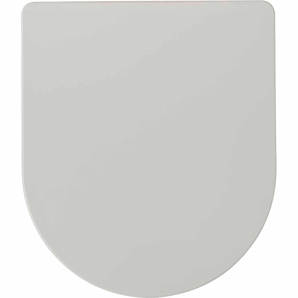 Wilko Slim Dshape Toilet Seat 44cm Wilko