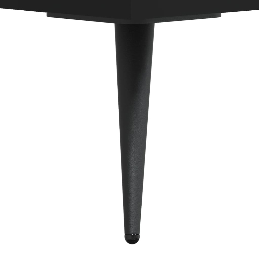 vidaXL 3 Drawer Black TV Cabinet Image 9
