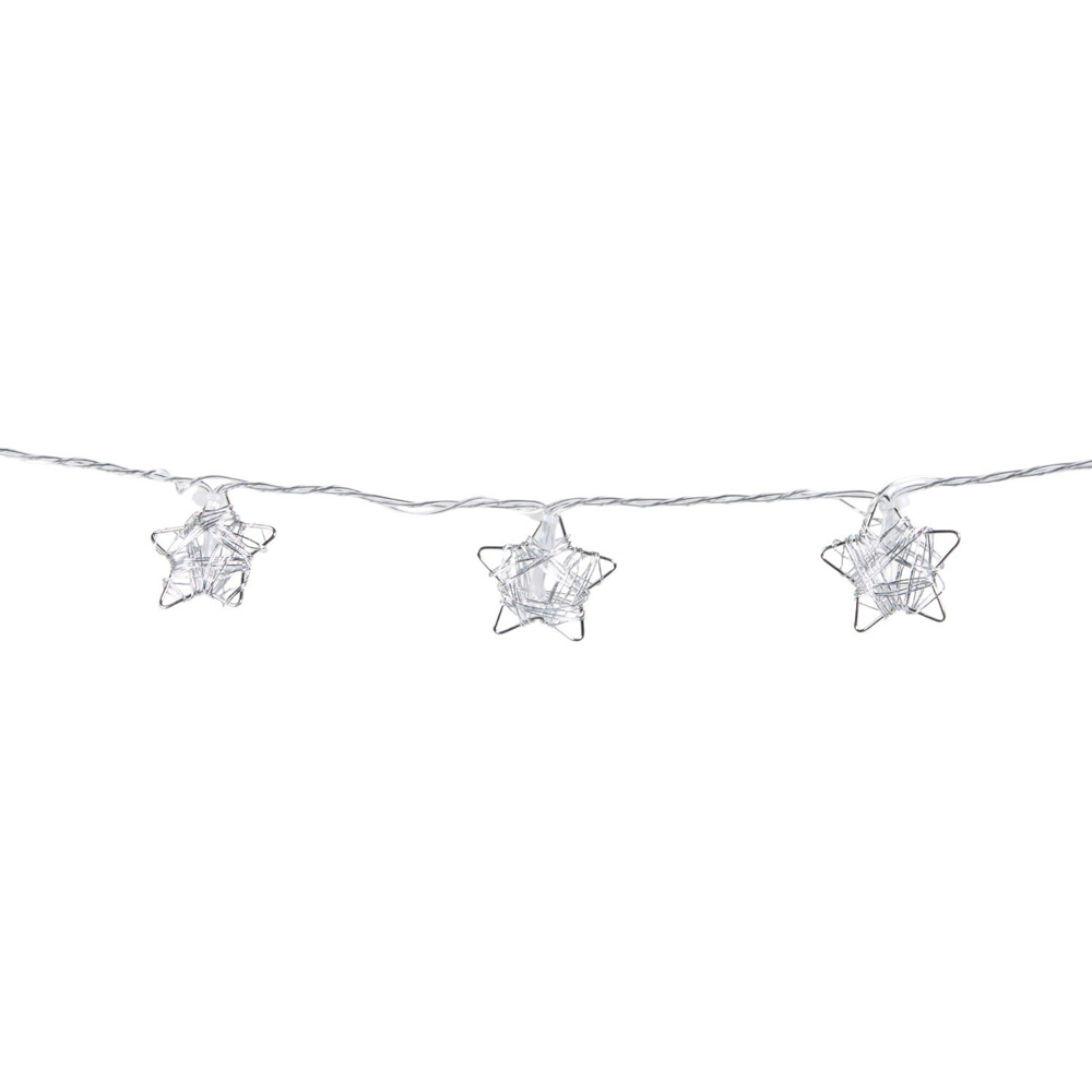 100 LED Star String Light White Image 2