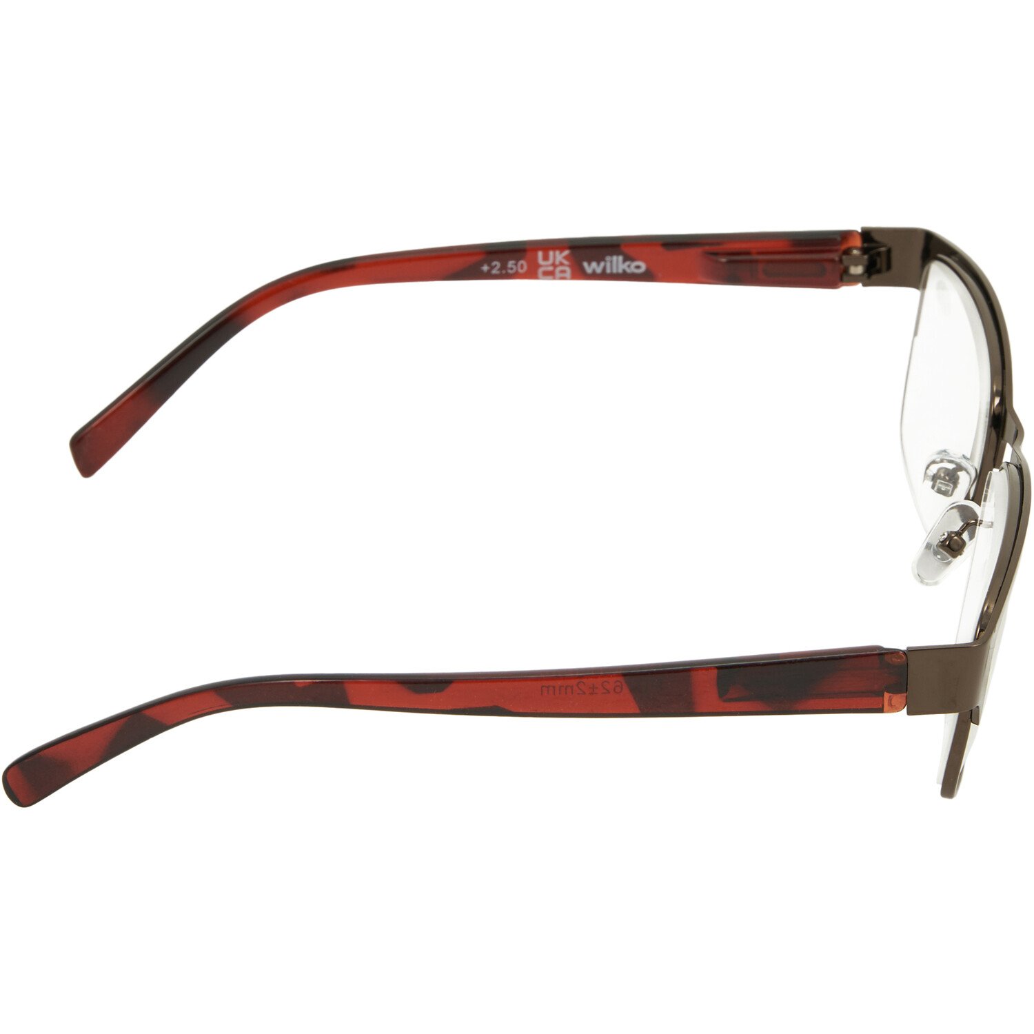 Metal Plastic Arms Reading Glasses 2.5 Image 4