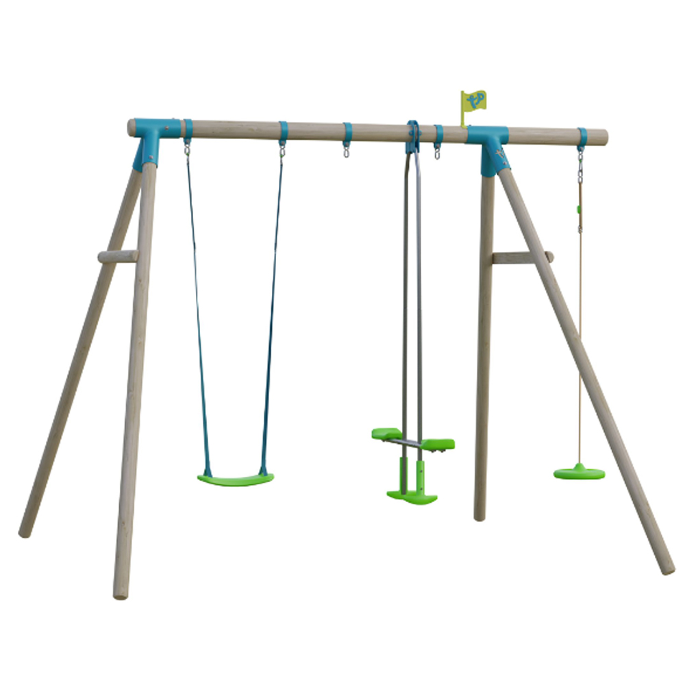 TP Snowdonia Wooden Swing Set Image 1