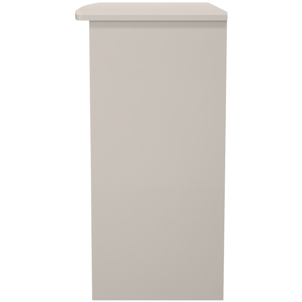 Crowndale Knightsbridge 3 Drawer Kashmir Gloss Vanity Dressing Table Ready Assembled Image 4