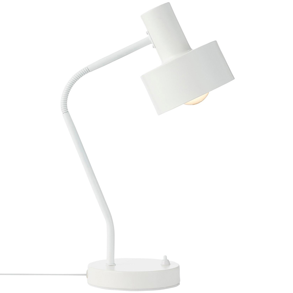 Nordlux Matis E27 White Table Lamp Image 1