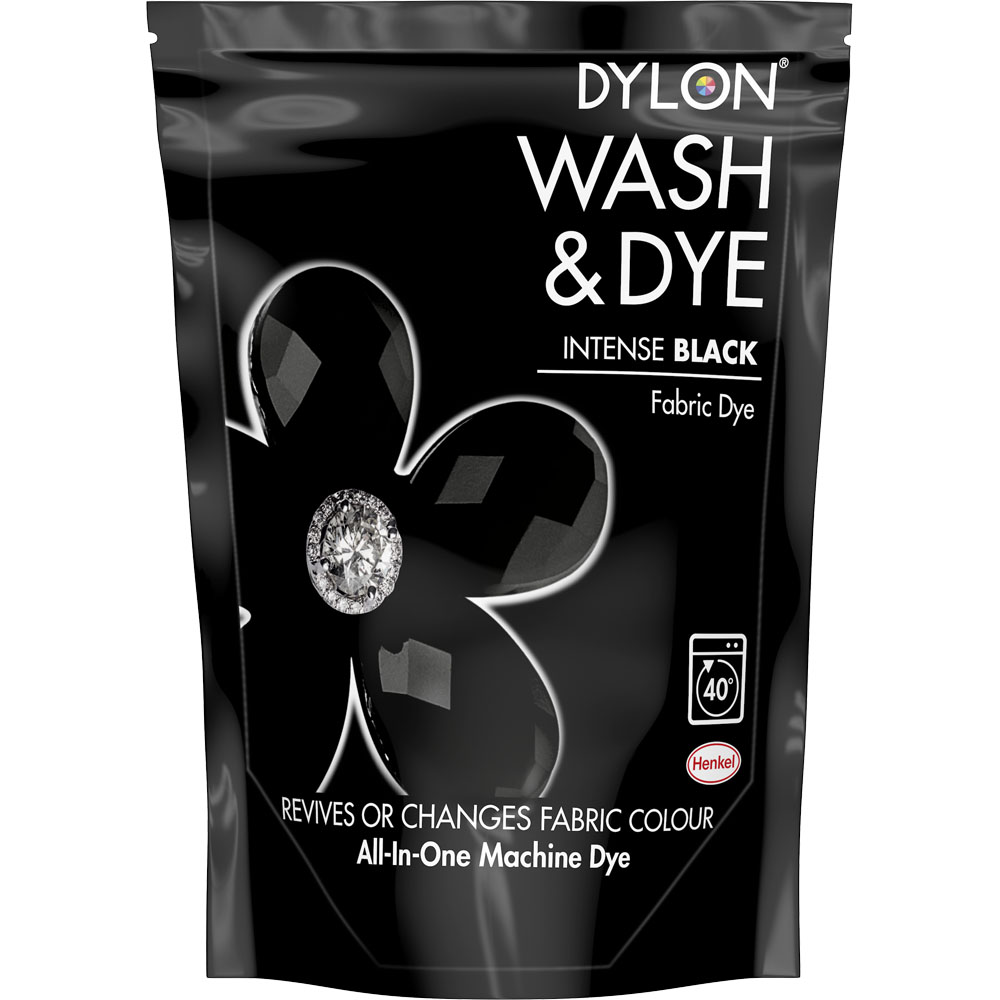 350 g 13.0 x 4.0 x 18.0 cm DYLON Wash & Dye  Black 
