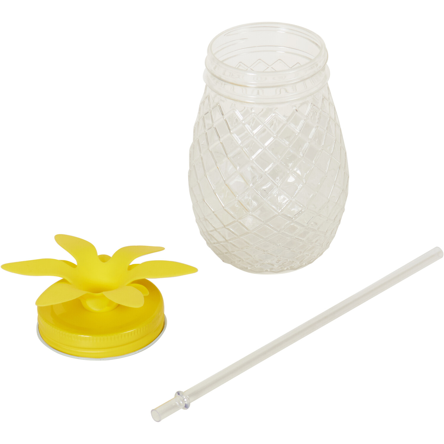 Honolulu Drinking Jar - Clear Image 6