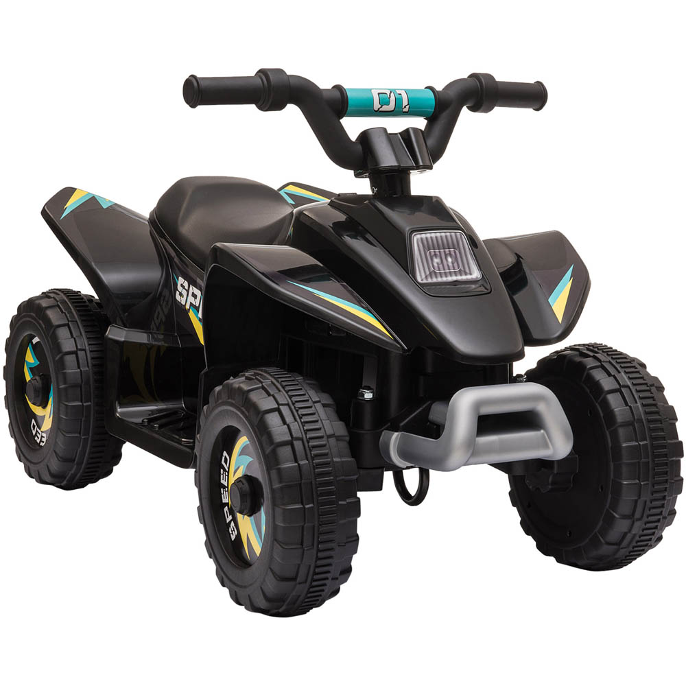 Tommy Toys Toddler Ride On Electric Quad Bike Black 6V Image 1