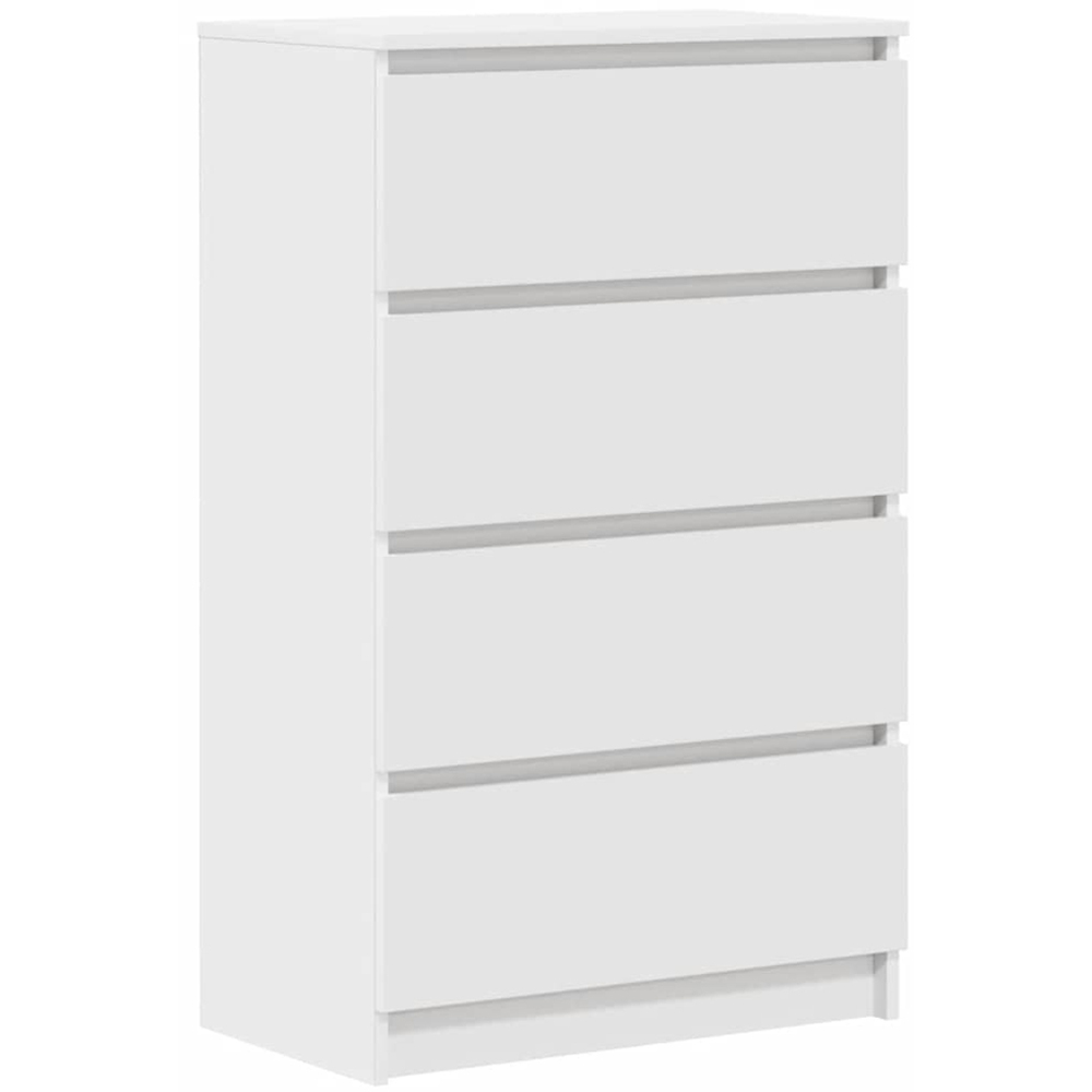 vidaXL 4 Drawer White Sideboard Image 2