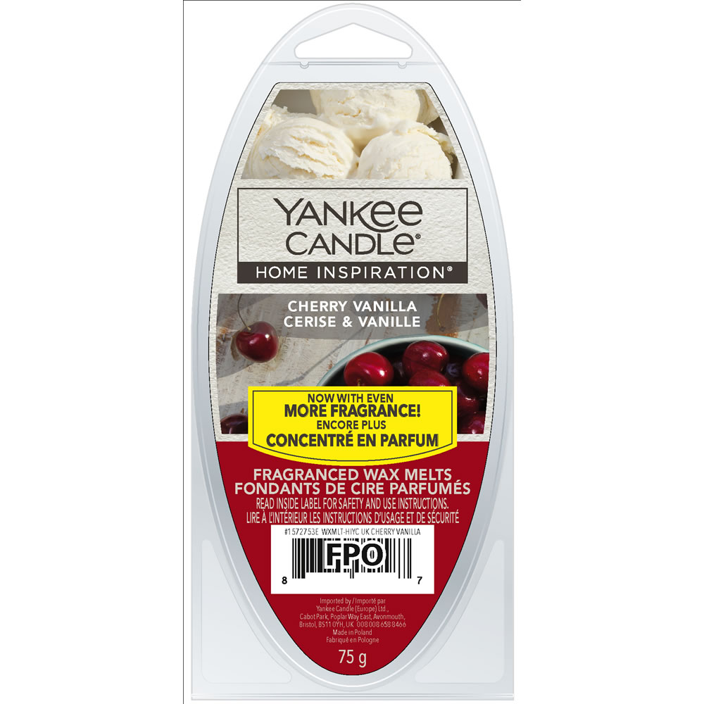Yankee Candle Cherry Vanilla Frosting Wax Melts 6 pack Image 1