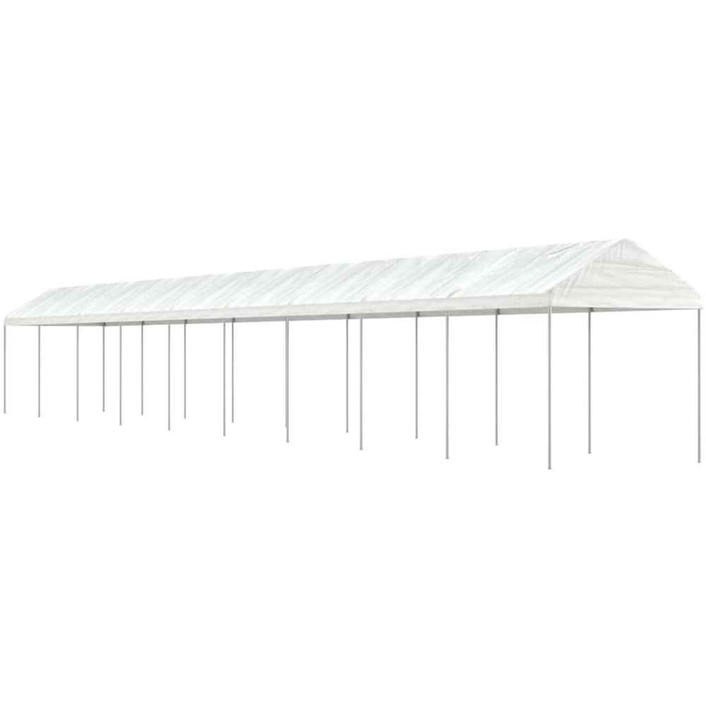 vidaXL 20.07 x 2.28m White Gazebo with Waterproof Roof Image 1