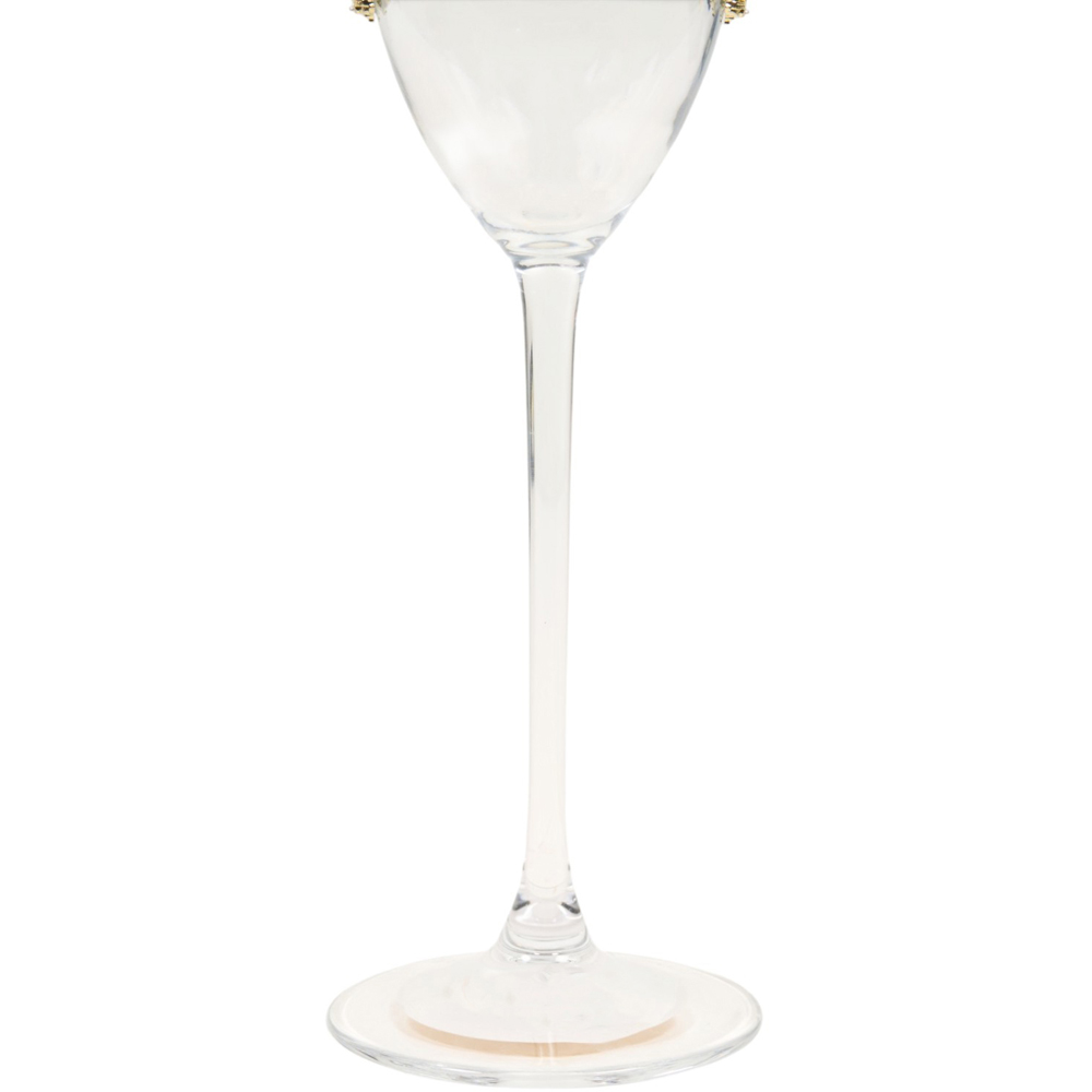 3D Gold Tree Champagne Glass Image 5
