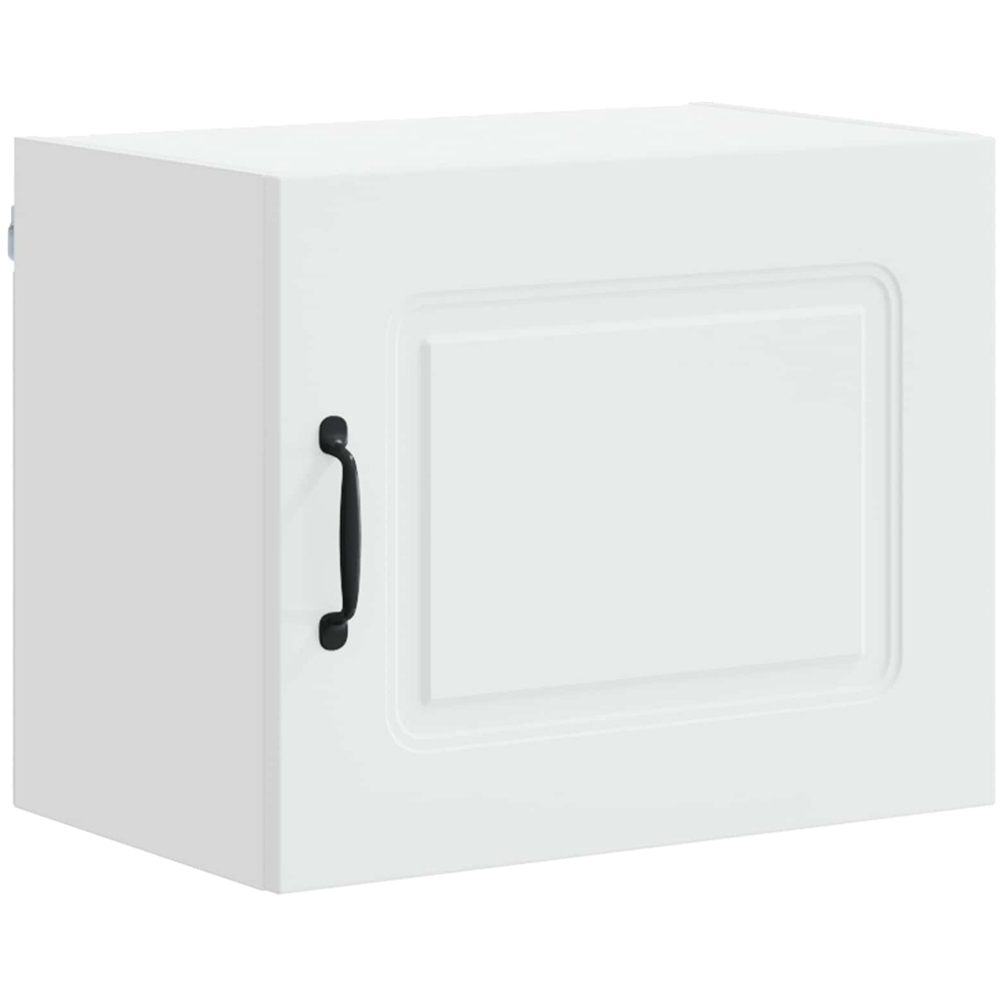 vidaXL Kalmar Single Door White Wall Mounted Wide Kitchen Cabinet Set of 2 Image 2