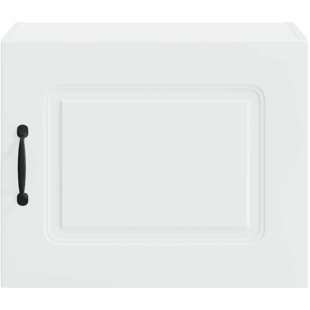 vidaXL Kalmar Single Door White Wall Mounted Wide Kitchen Cabinet Set of 2 Image 5