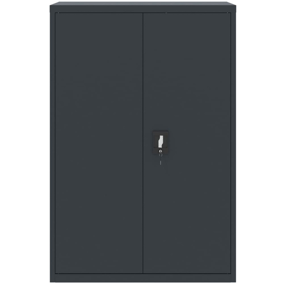 vidaXL 2 Door 4 Shelf Anthracite File Cabinet Image 3