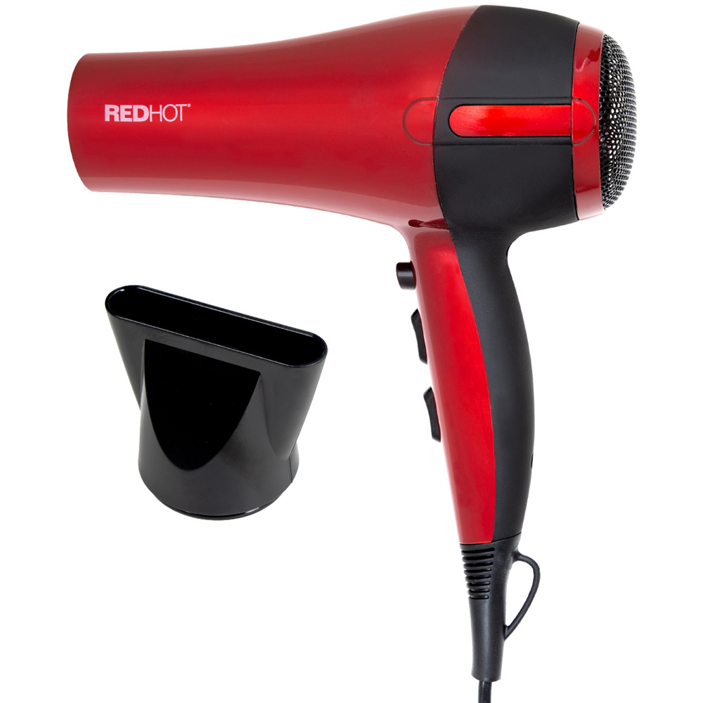 Red Hot Red Professional Hair Dryer Image 3