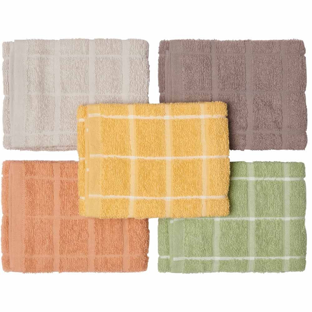 Wilko Soft Sanctuary Tea Towels 5 Pack Image 3