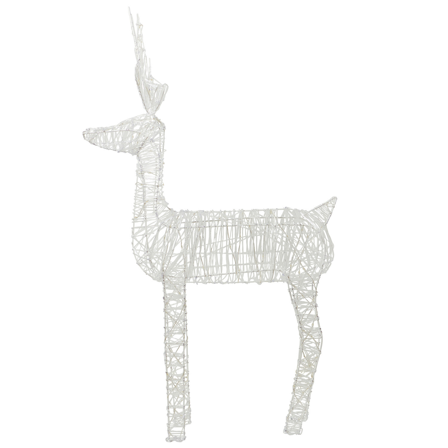 350 LED Brown Acrylic Stag Outdoor Light - Brown Image 1