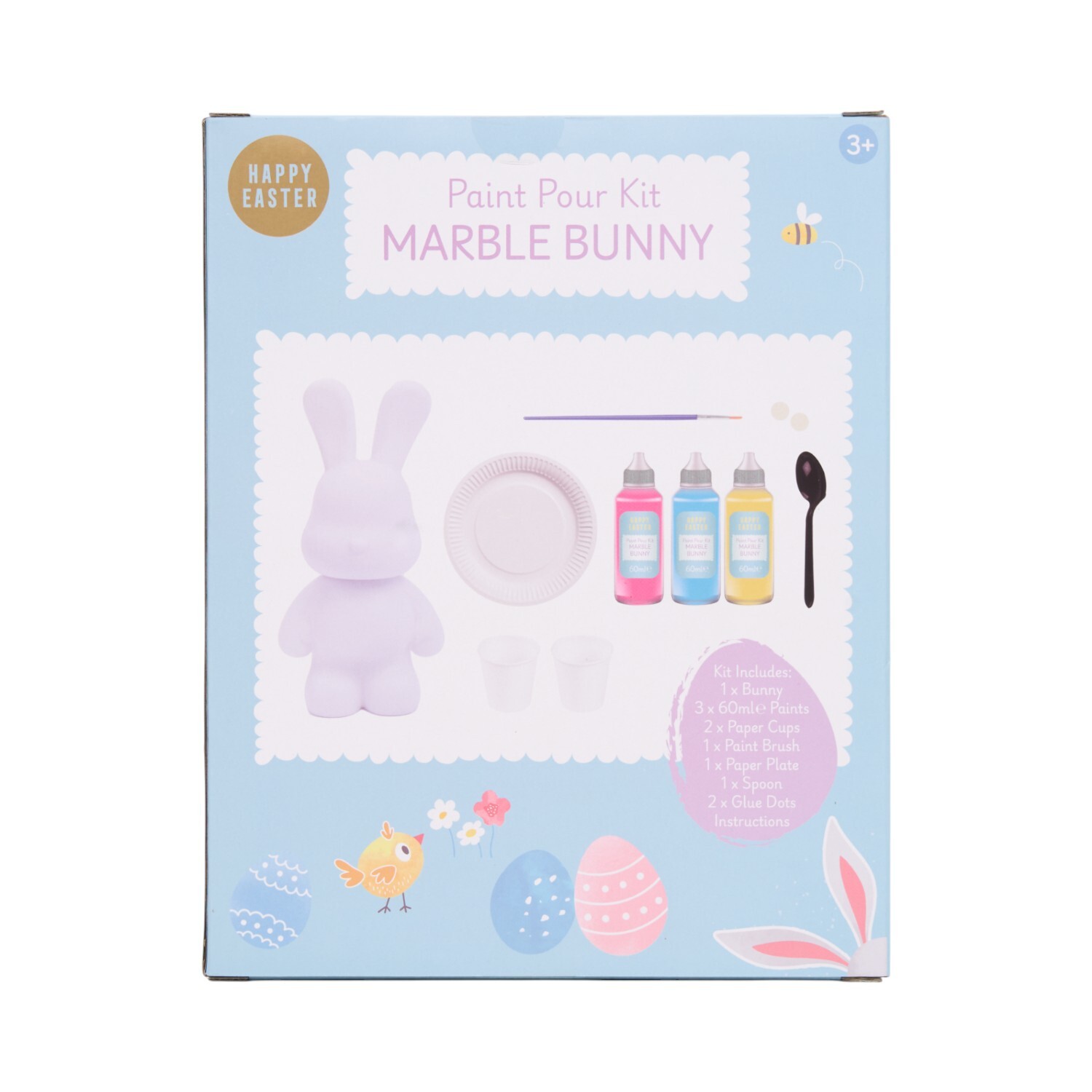 Marble Bunny Paint Pour Kit Image 3