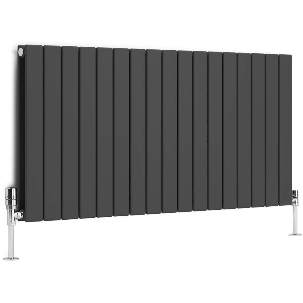 Terma Forte 4488 BTU Metallic Grey Double Panel Radiator 600 x 1254mm Image 1