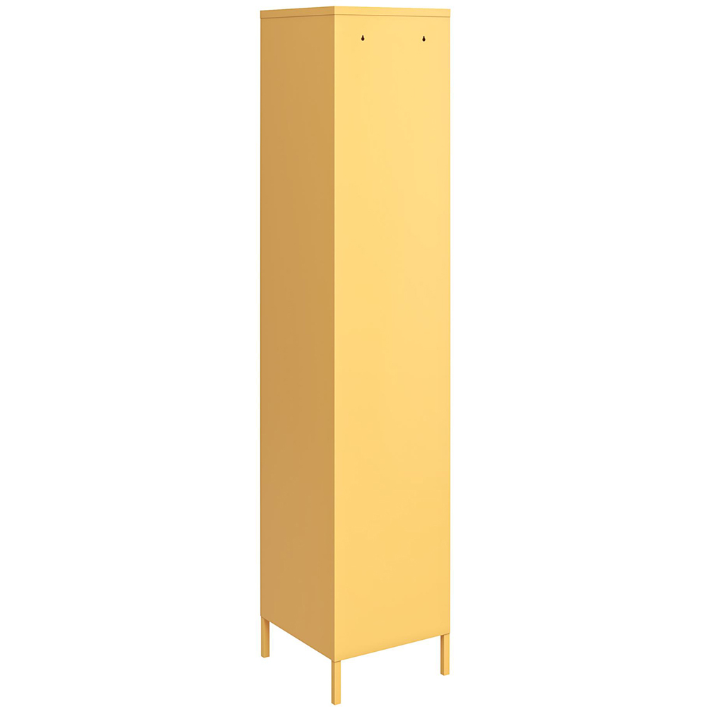 Novogratz Cache Single Door Yellow Metal Locker Storage Cabinet Image 5