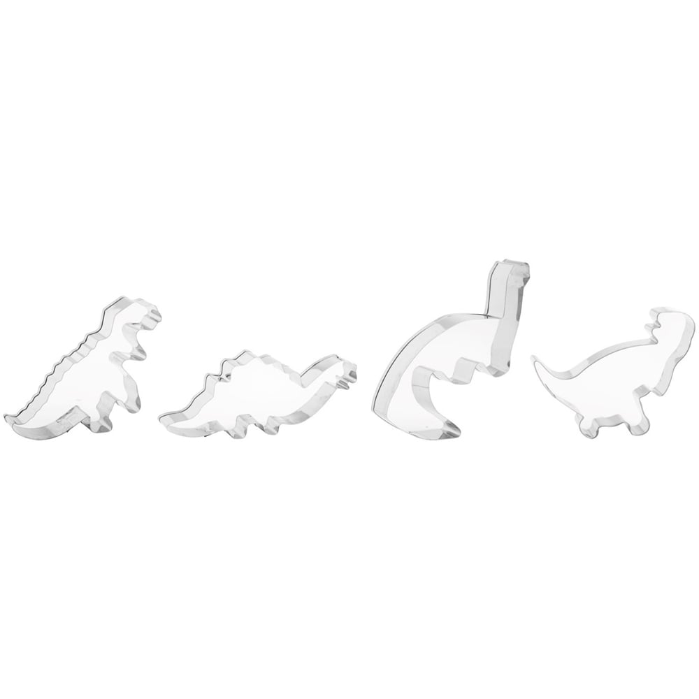Pack of Four Mason Cash Dinosaur Cookie Cutters Image 1