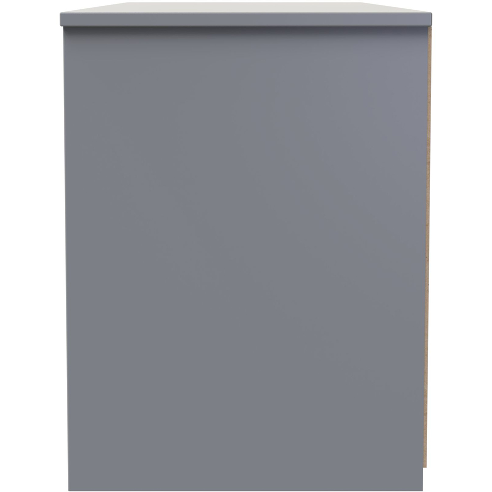 Crowndale New York 4 Drawer Dusk Grey Chest of Drawers Ready Assembled Image 4