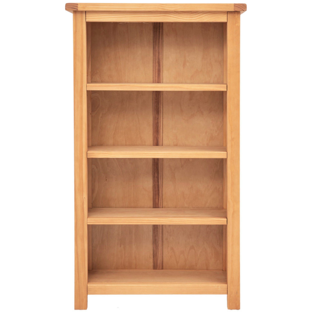 Lugo 4 Shelf Waxed Bookcase Image 2