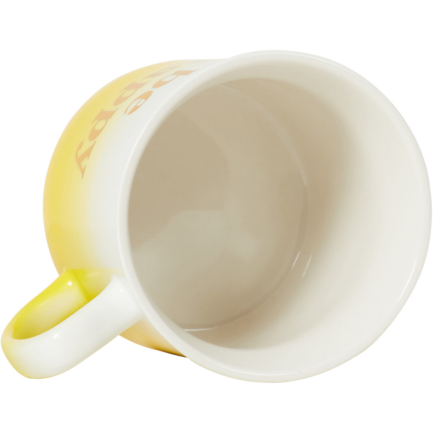 Be Happy Ombre Mug - Yellow Image 3