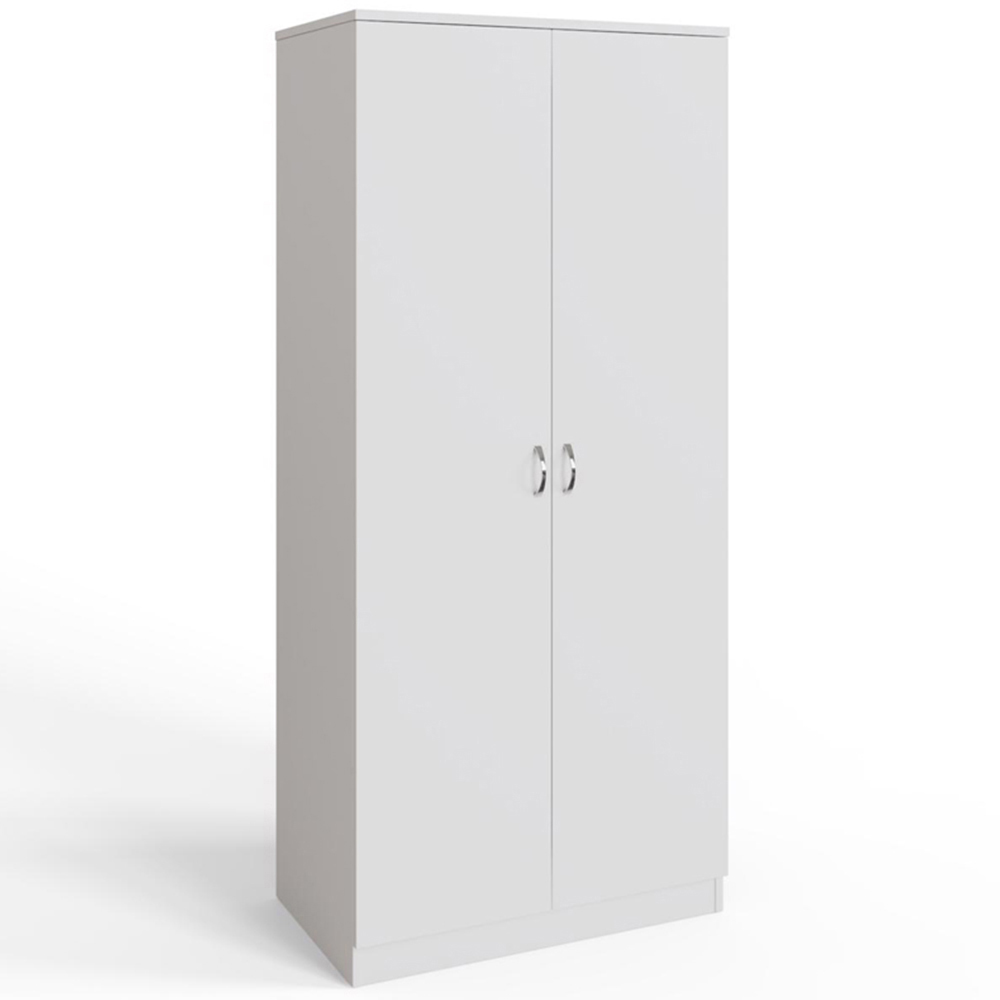 FWStyle Promo 2 Door White Wardrobe Image 2