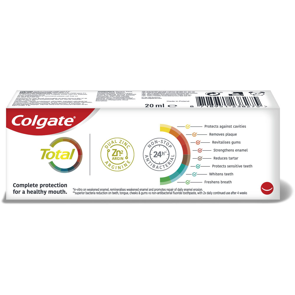 Colgate Total Original Toothpaste 20ml Image 2
