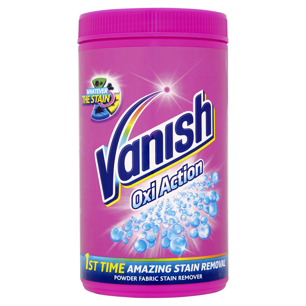 Vanish Oxi Action Fabric Stain Remover Pink 1.35kg Image