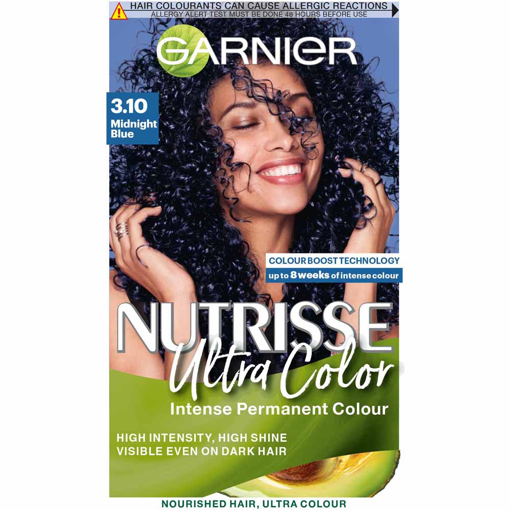 Garnier Nutrisse 3.10 Ultra Midnight Blue Permanent Hair Dye Image