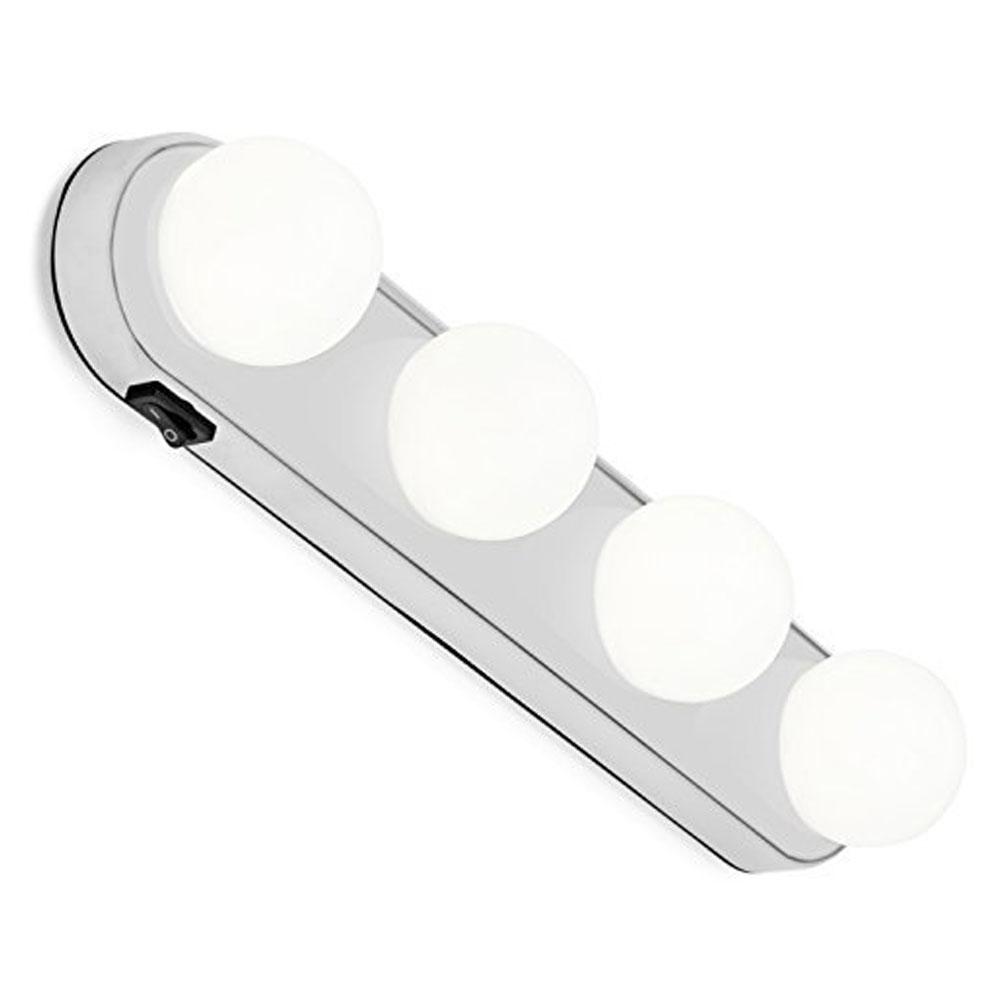 LED Make-Up Mirror Lights White 4 Pack Image 3