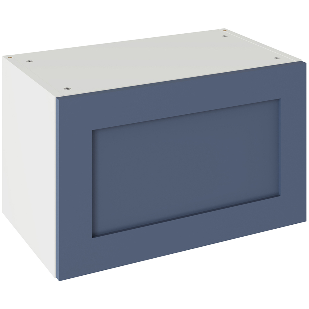 Kitchen Kit Shaker Matt Alby Blue Bridging Wall Kitchen Cabinet Flatpack 600mm Image 1