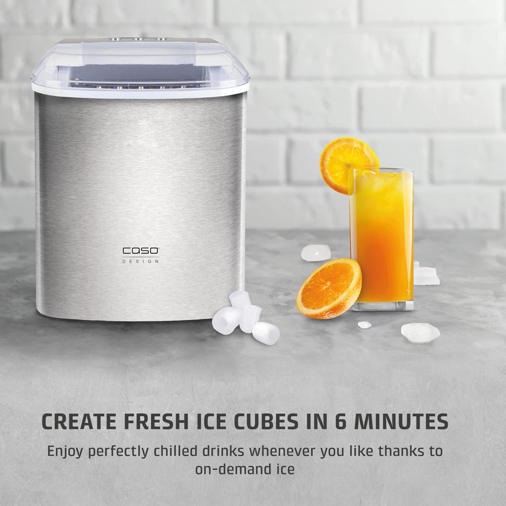 CASO Design IceChef Pro 3302 Silver 2.2L Ice Cube Maker Image 2