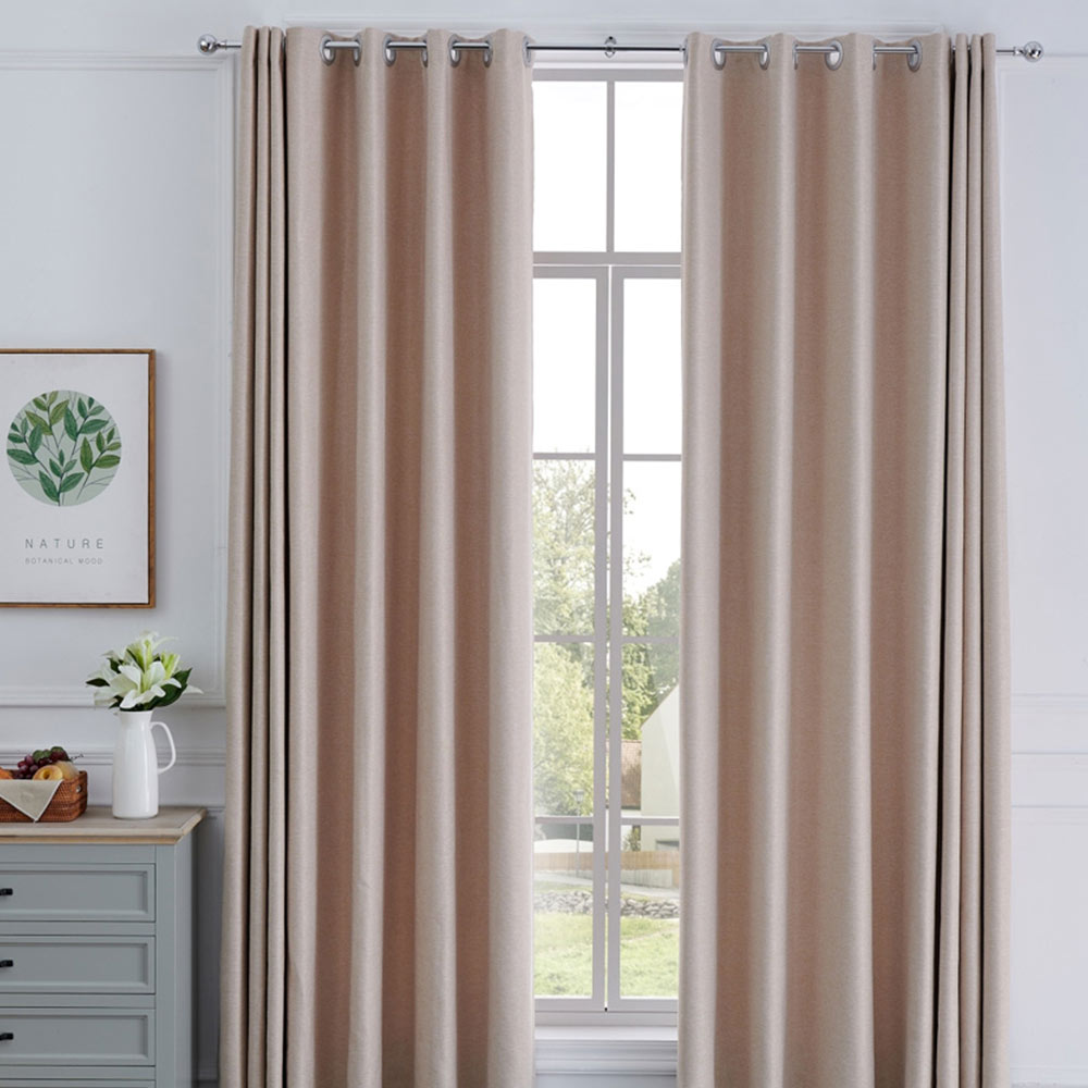 Homemaker 110-300cm Extendable Chrome Curtain Ball Pole Image 6