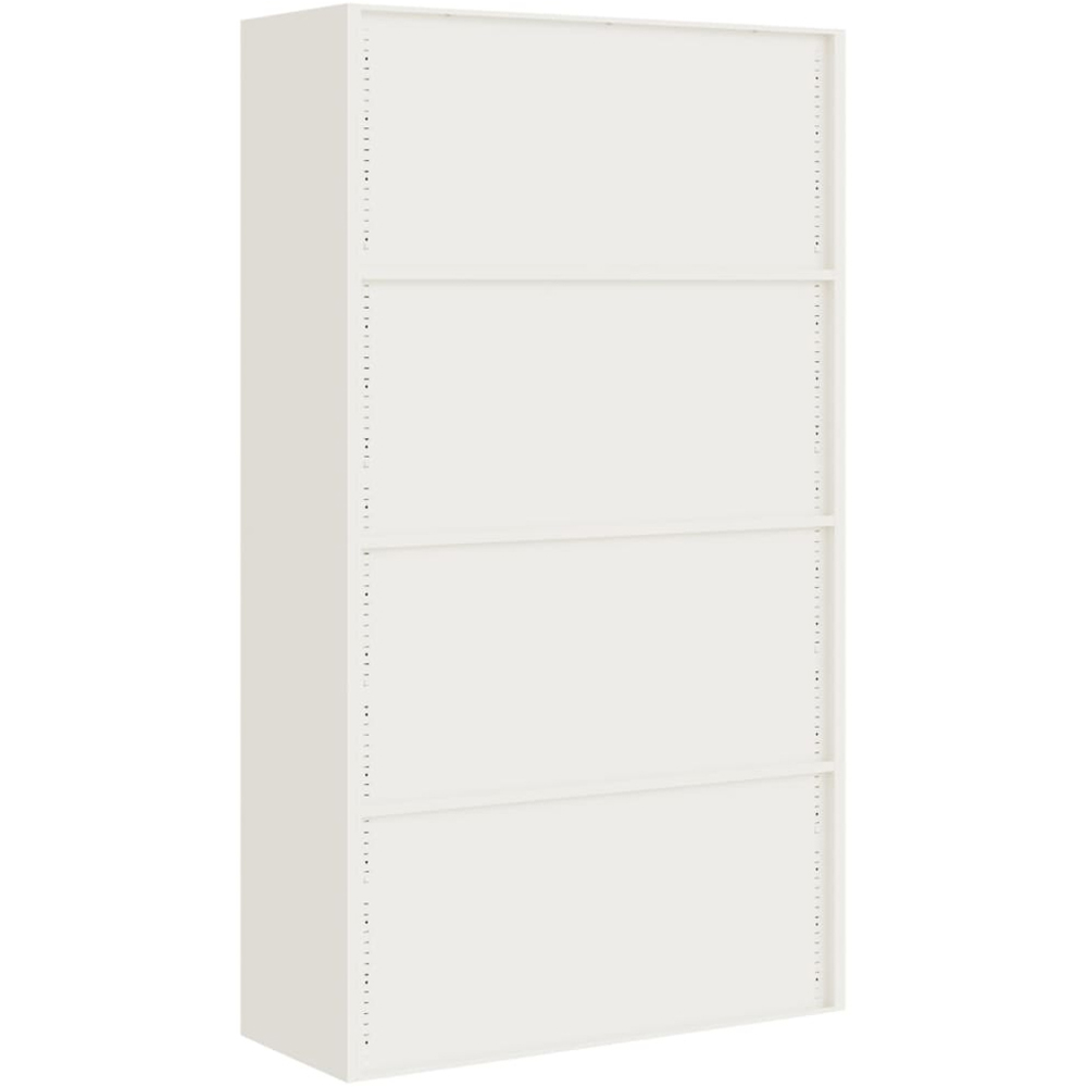 vidaXL 2 Door White Lockable File Cabinet Image 6