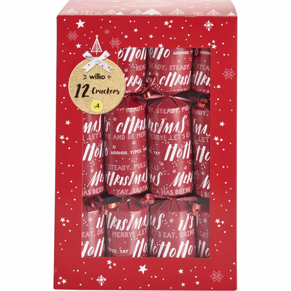 Wilko Alpine Home Family Crackers 12pk Wilko