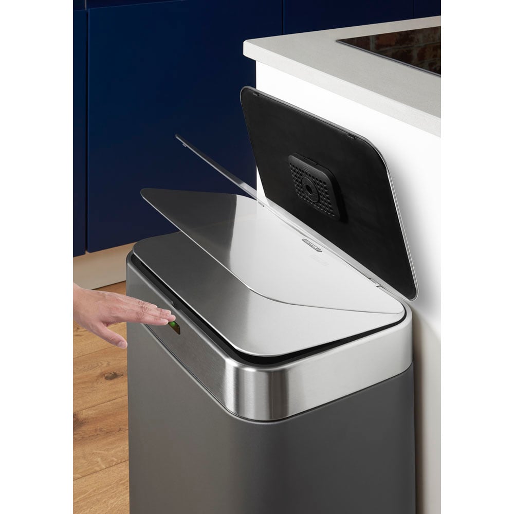 Tower Titanium Rectangular Sensor Bin 75L Image 5