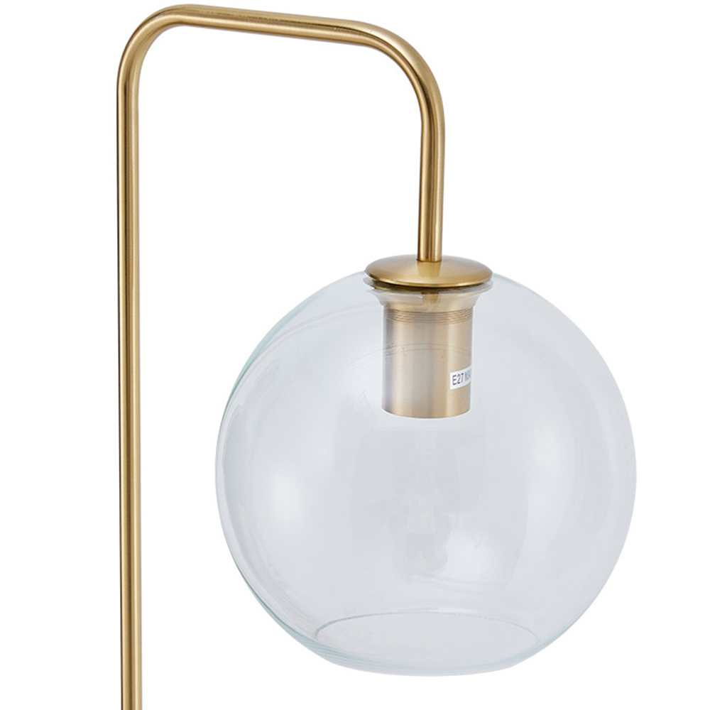 Living and Home Gold Arm Floor Lamp Image 3