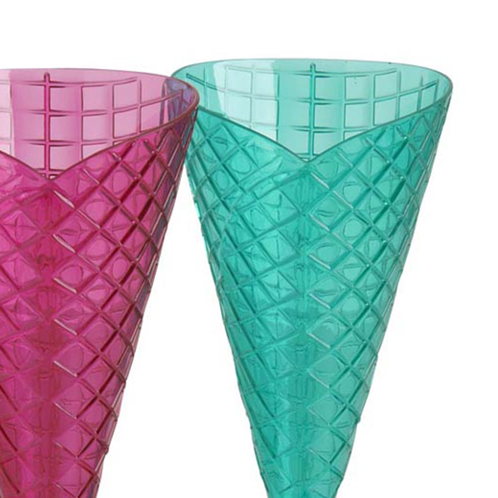 Wilko Eastern Delight Plastic Sundae Cone 4 Pack Image 4