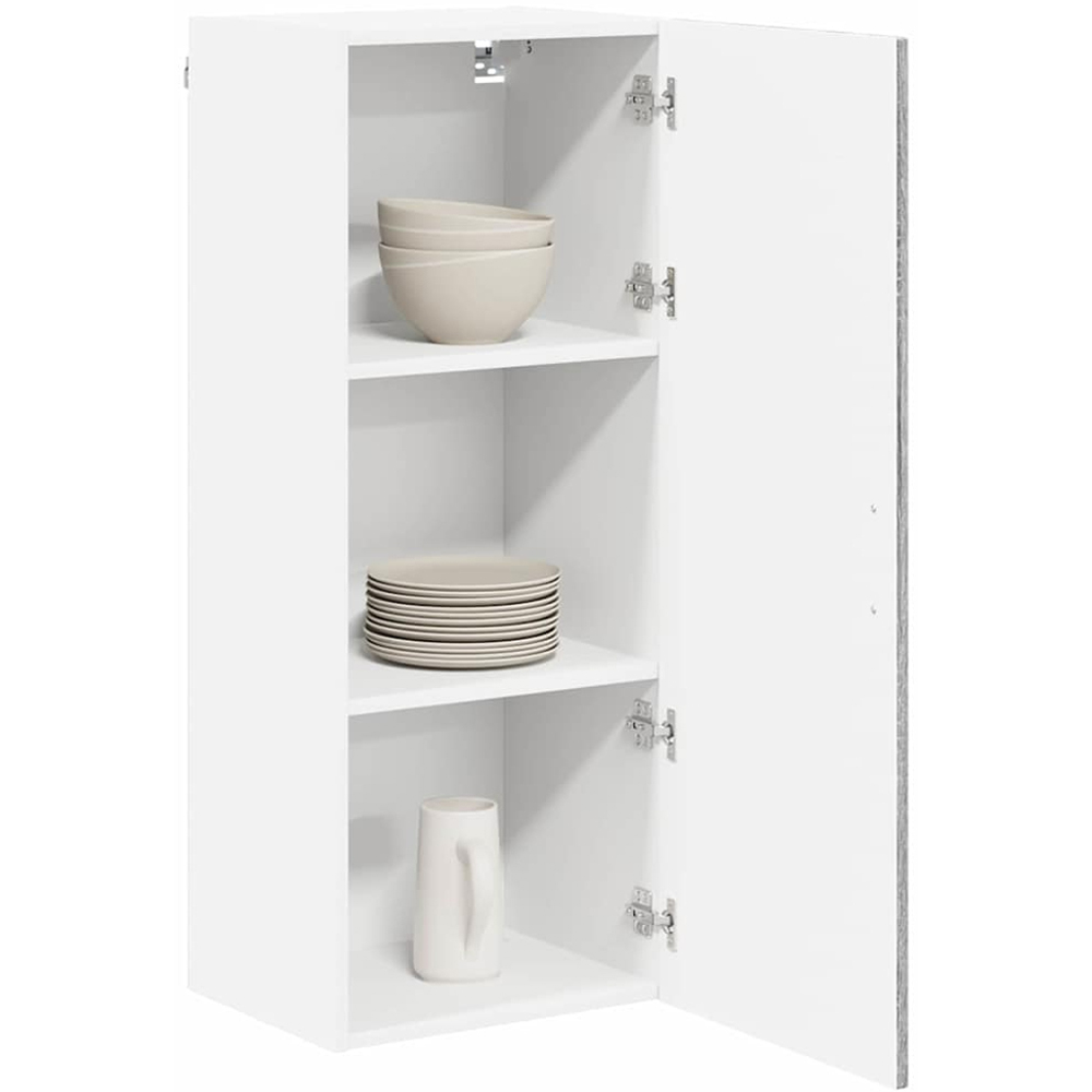 vidaXL Single Door Grey Sonoma Kitchen Wall Cabinet Image 3