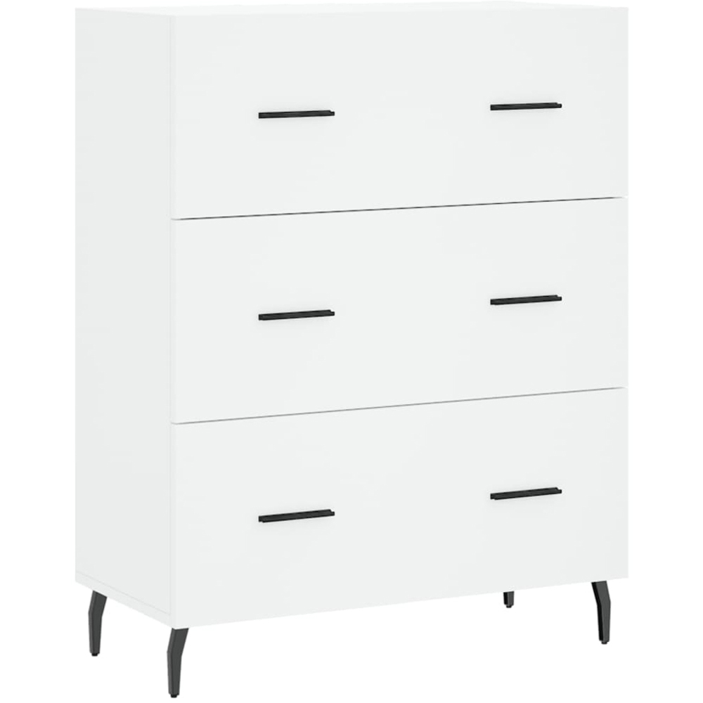 vidaXL 2 Door 3 Drawer White Highboard Image 7