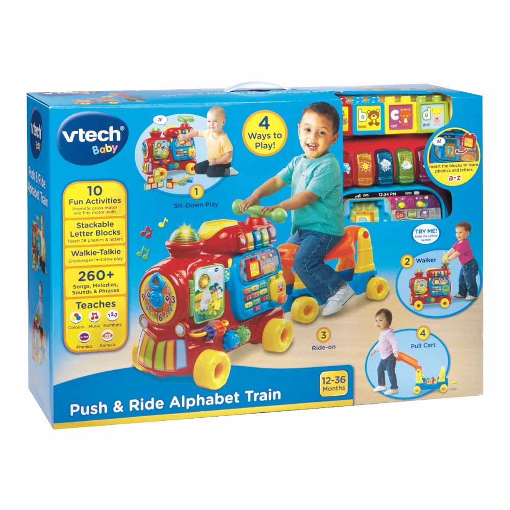 vtech push and ride train