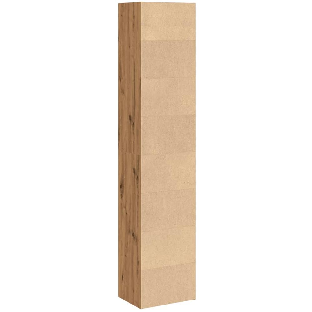 vidaXL 5 Shelf Artisan Oak Bookcase Image 5